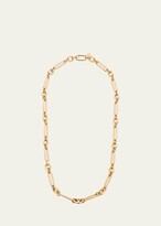 Thumbnail for your product : LAUREN RUBINSKI LR18 14k Yellow Gold Twisted Link Long Chain Necklace, 80cm