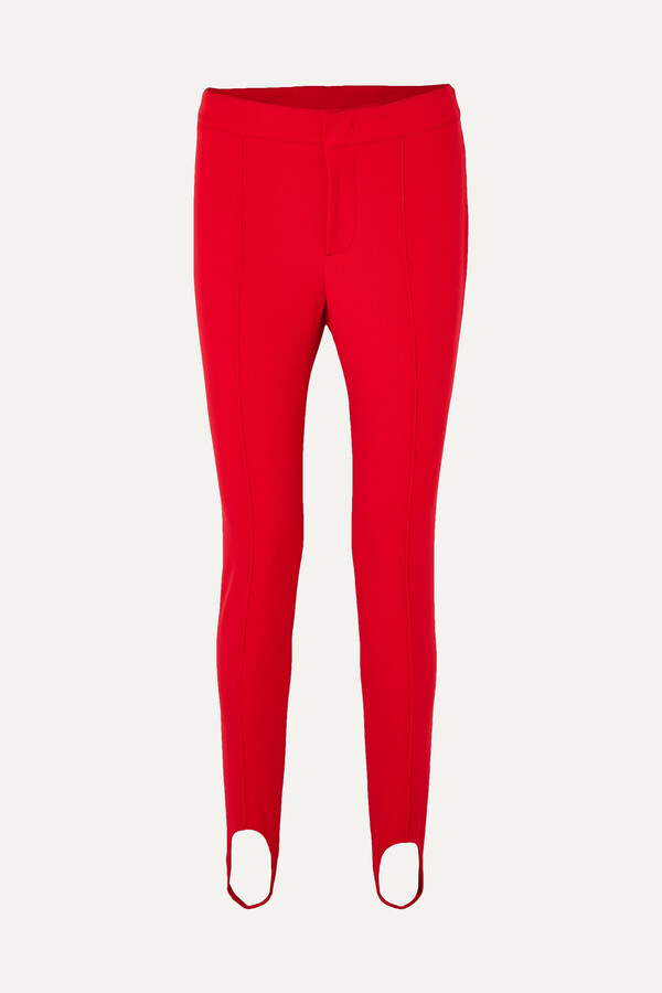 MONCLER GRENOBLE Stretch-twill Stirrup Pants - Red - ShopStyle