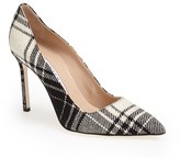 Thumbnail for your product : Manolo Blahnik 'BB' Plaid Pointy Toe Pump (Women)
