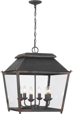 Darby Home Co Aramie 6 Light Pendant with Clear Glass