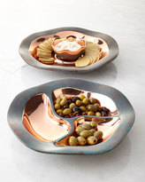 Thumbnail for your product : Nambe Copper Canyon Chip & Dip and Divided Server