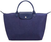 Thumbnail for your product : Longchamp Le Pliage Neo Denim-Print Top-Handle Bag