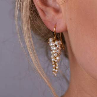 Kate Wood Jewellery Pearl Wisteria Earrings
