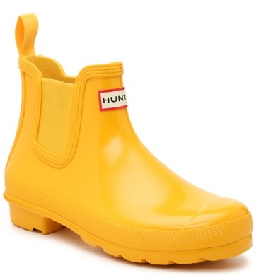 hunter yellow rain boots