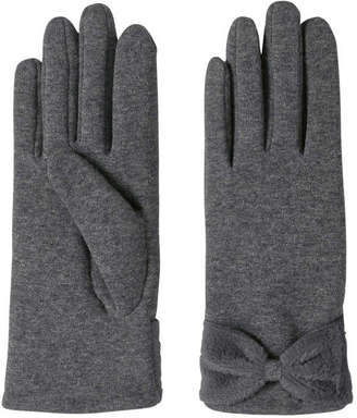 Joe Fresh Women's Bow Gloves, Grey Mix (Size O/S)