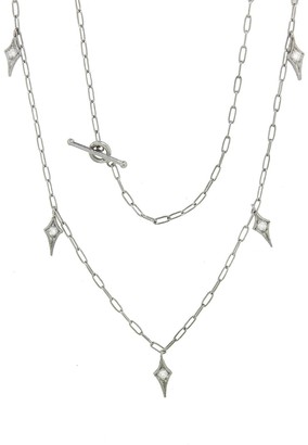 Cathy Waterman Diamond Fringe Spanish Chain Necklace