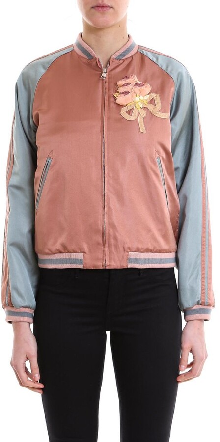 Pink Bomber Jacket Women | Shop The Largest Collection | ShopStyle
