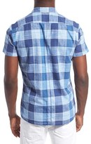 Thumbnail for your product : BOSS ORANGE Men's 'Ezippoe' Extra Trim Fit Short Sleeve Check Woven Shirt