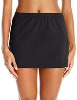Thumbnail for your product : Maxine Of Hollywood Women's Solid Separate Bottom Skirted Bikini Bottom