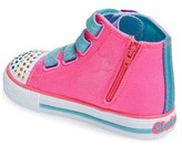 Thumbnail for your product : Skechers 'Twinkle Toes - Jungle Jogger' Light-Up High Top Sneaker (Walker & Toddler)