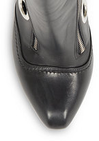 Thumbnail for your product : Alexander McQueen Leather Grommet Booties