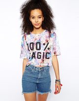 Thumbnail for your product : ASOS T-Shirt with 100% Magic Print