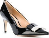 Thumbnail for your product : Sergio Rossi Pointed Bow Pumps
