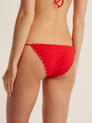 Marysia Swim St Tropez Bikini Briefs - Red White