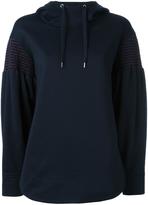 Cédric Charlier striped embroidery hoodie