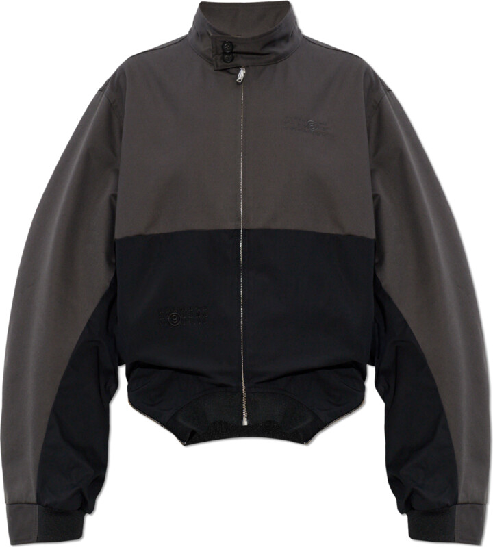 MM6 MAISON MARGIELA Jacket With Embroidered Logo  - Black