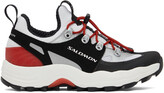 Thumbnail for your product : Salomon White & Red Raid Wind Sneakers