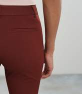 Thumbnail for your product : Reiss JOANNE CROPPED TAILORED TROUSERS Roasted Red