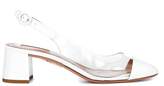 Thumbnail for your product : Aquazzura Optic 50 leather-trimmed pumps
