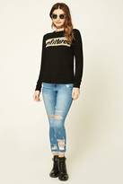 Thumbnail for your product : Forever 21 Unfiltered Graphic Sweater