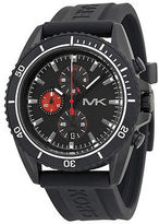 Thumbnail for your product : Michael Kors Jet Master Chronograph Black Dial Black Rubber Mens Watch mk8377
