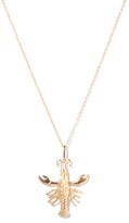 Thumbnail for your product : Saint Laurent Lobster Pendant Necklace - Gold