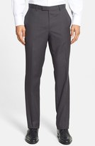 Thumbnail for your product : HUGO BOSS 'Sharp' Flat Front Check Wool Trousers
