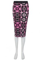 Thumbnail for your product : Select Fashion Fashion Womens Pink Fuchsia Tie Dye Midi Skirt - size 10