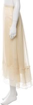 Thumbnail for your product : Elizabeth and James Silk Maxi Skirt