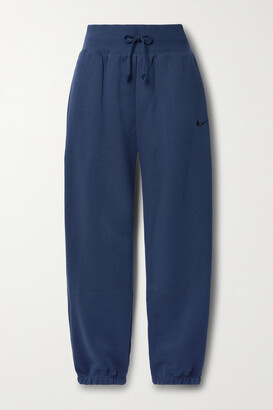 Nike mini swoosh oversized sweatpants in gray - ShopStyle Pants