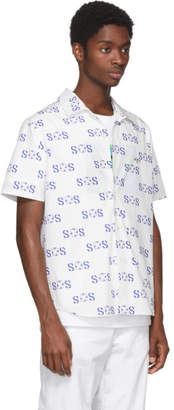 Noah NYC White Short Sleeve SOS Shirt