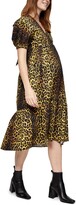 Thumbnail for your product : Topshop Back Bow Midi Maternity Dress