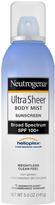 Thumbnail for your product : Neutrogena Ultra Sheer Body Mist Sunblock