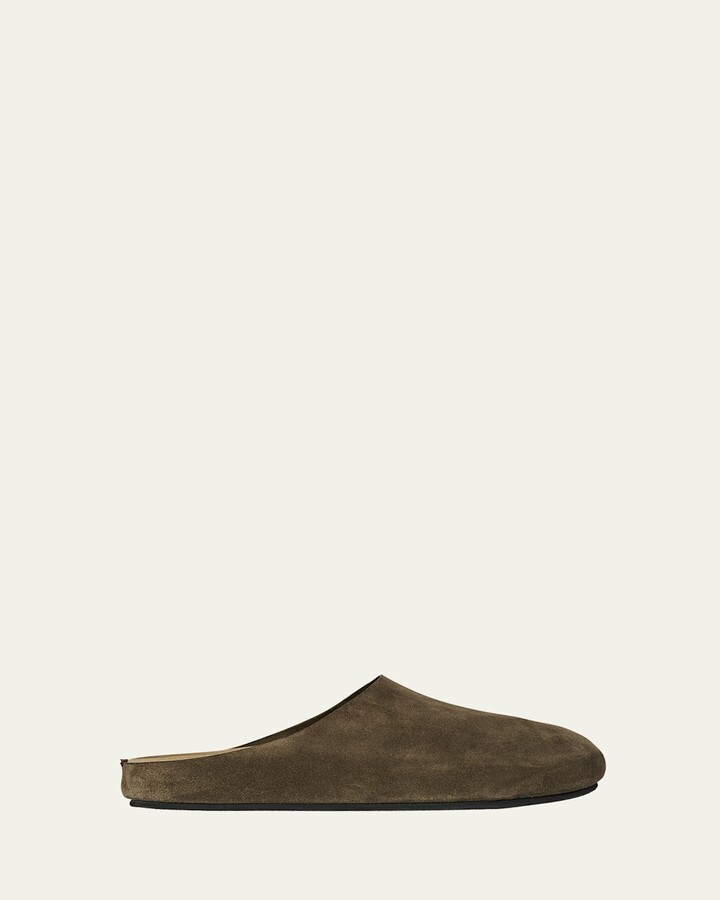 The Row Hugo Suede Easy Mules