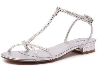 Gamins Nisala Silver metallic Sandals Womens Shoes Casual Sandals-flat Sandals