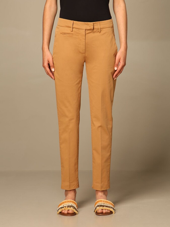 Dondup pants with welt pockets - ShopStyle