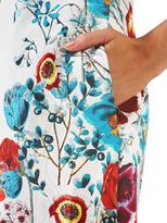 Thumbnail for your product : Adrianna Papell Petite Floral trimmed fit and flare dress