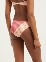 Thumbnail for your product : Marysia Swim Suffolk Patchwork Gingham Bikini Briefs - Red White