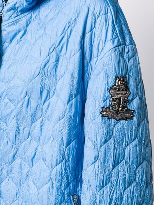 Ermanno Scervino Quilted Single-Breasted Coat