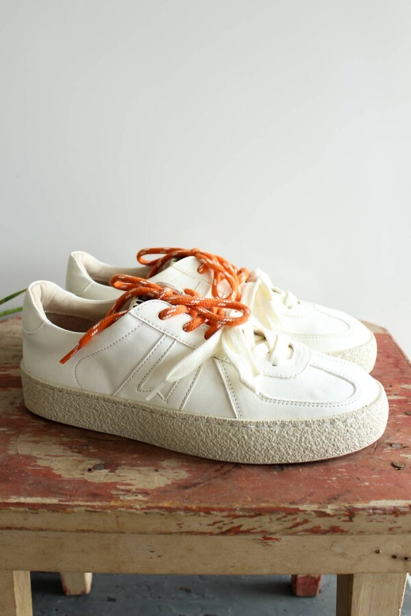 Moma Shoes Women's Vintage Sneakers In Bianco