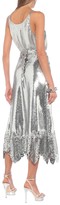 Thumbnail for your product : Paco Rabanne Sequined high-rise midi skirt