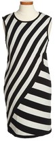 Thumbnail for your product : Milly Minis Stripe Knit A-Line Dress (Toddler Girls, Little Girls & Big Girls)