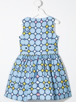 Thumbnail for your product : Simonetta Geometric-Print Empire-Line Sleeveless Dress