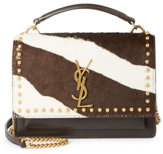 ysl studded sunset bag