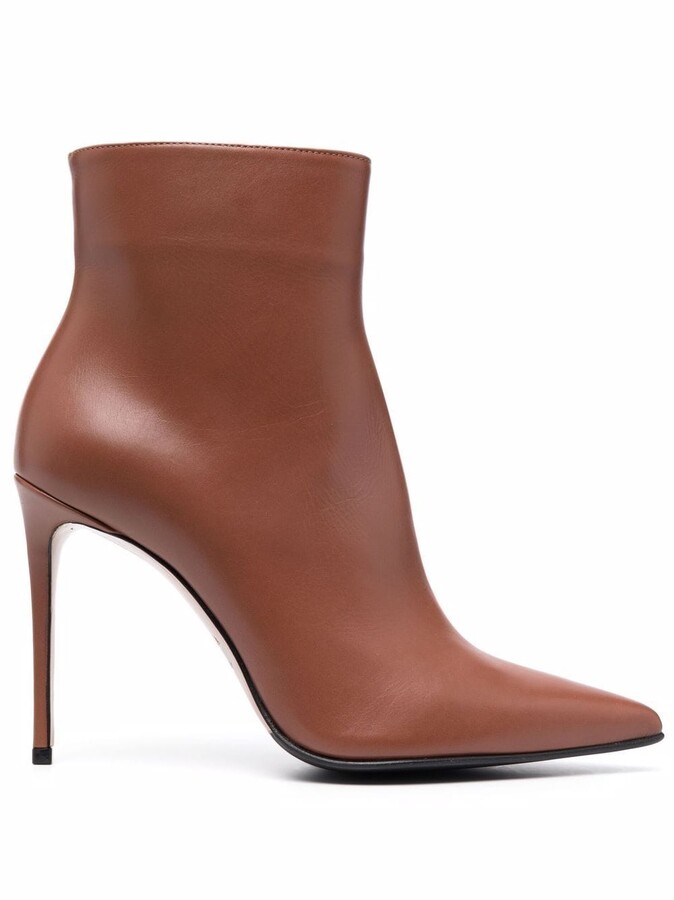 brown stiletto boots