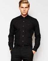 Thumbnail for your product : Peter Werth Poplin Formal Shirt With Concealed Button Down