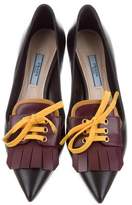 Thumbnail for your product : Prada Leather Kiltie Pumps