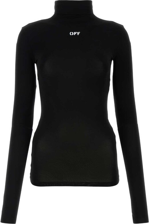 Off-White Off-Stamp Long-Sleeved Top