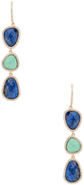 Thumbnail for your product : Lapis & Turquoise Triple Drop Earrings