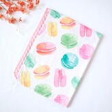 Thumbnail for your product : Honey Lemonade Baby And Toddler Minky Blanket In Macarons Print - White